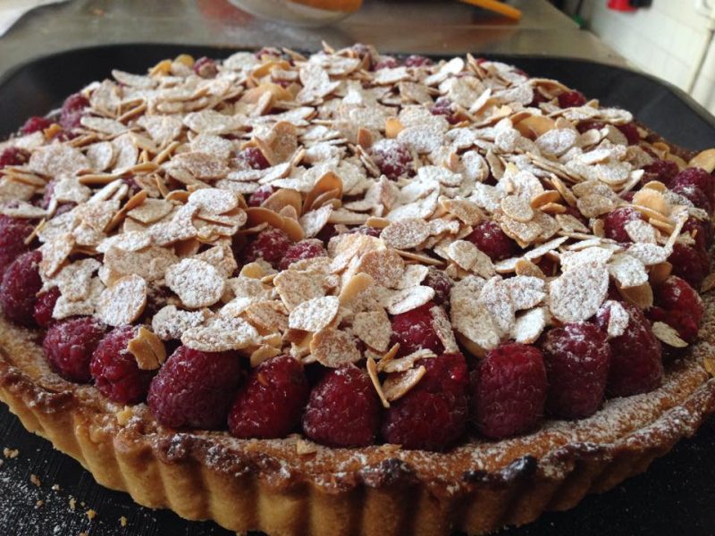 raspberry-almond-tart